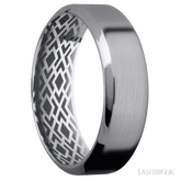 7 mm wide High Bevel Tantalum band